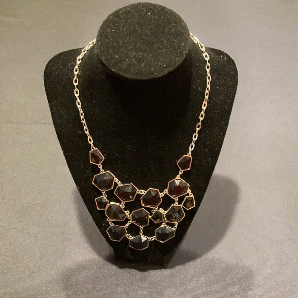 16” Black and Silver necklace